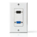 TNP HDMI VGA Wall Plate High Speed In‑Wall Routing-0