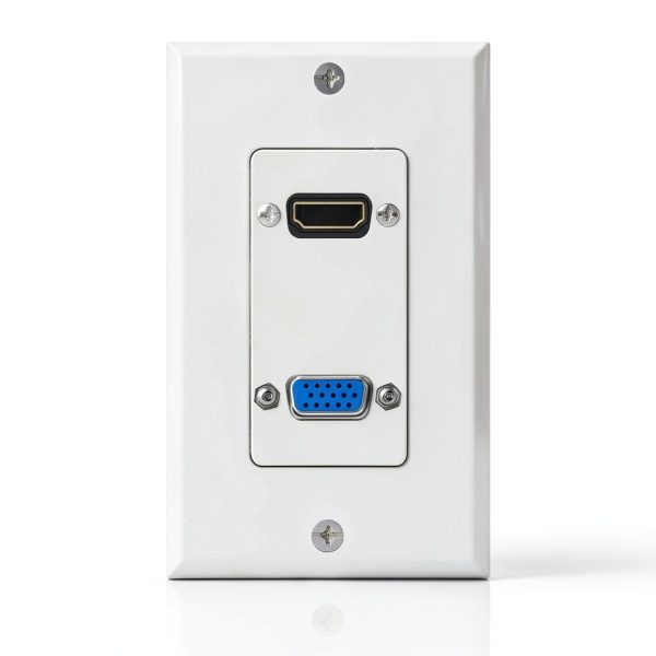 TNP HDMI VGA Wall Plate High Speed In‑Wall Routing-0