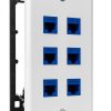 DIYTECH 6 Port Ethernet Wall Plate-0