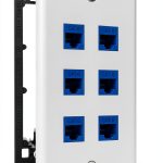 DIYTECH 6 Port Ethernet Wall Plate-0