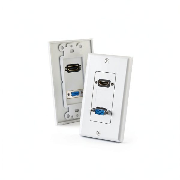 TNP HDMI VGA Wall Plate High Speed In‑Wall Routing-2