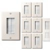 Polycarbonate Brush Wall Plate iwillink White-0