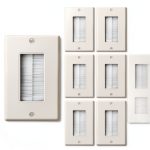 Polycarbonate Brush Wall Plate iwillink White-0