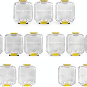 Transparent Dental Retainer Box KTELLTY with Locking Latch-0