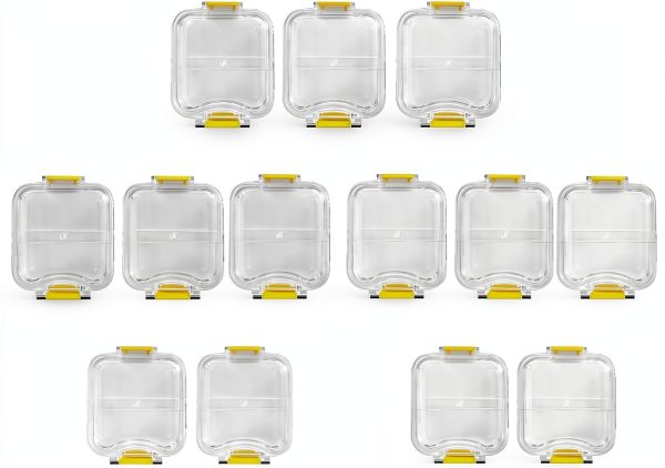 Transparent Dental Retainer Box KTELLTY with Locking Latch-0