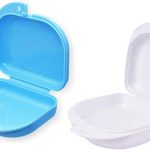 Orthodontic Retainer Box by luzen 8 Pack Polypropylene Snap Closure-0