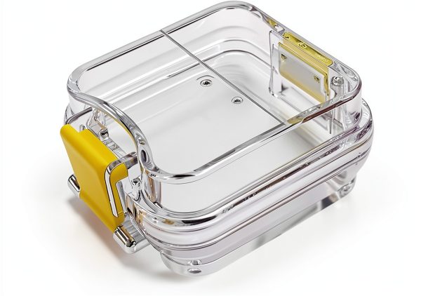Transparent Dental Retainer Box KTELLTY with Locking Latch-6