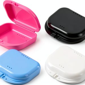 Orthodontic Retainer Box DentalPro Storage Case with Secure Lid-0