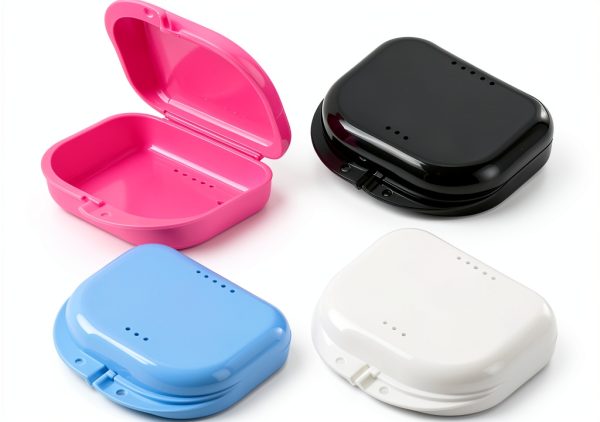 Orthodontic Retainer Box DentalPro Storage Case with Secure Lid-0