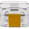 Transparent Dental Retainer Box KTELLTY with Locking Latch-2