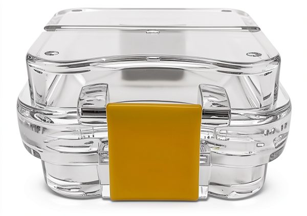 Transparent Dental Retainer Box KTELLTY with Locking Latch-2