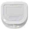 Plasdent Orthodontic Retainer Box with Hinged Lid Snap Heavy Plastic-0