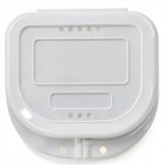 Plasdent Orthodontic Retainer Box with Hinged Lid Snap Heavy Plastic-0