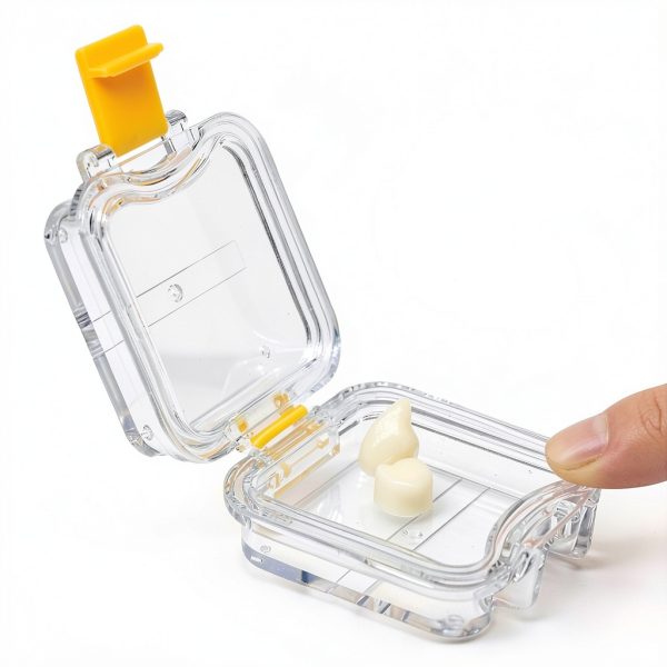 Dental Crown Pillow Box Impressive Smile Transparent 100pcs-6