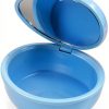 TIDTALEO Retainer Case Mirror Denture Holder Box Fake Tooth Storage Plastic Tooth Box Holder Case-2