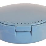 TIDTALEO Retainer Case Mirror Denture Holder Box Fake Tooth Storage Plastic Tooth Box Holder Case-0