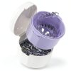 Double-Layer Denture Case with Drainage Holes – Travel‑Friendly Purple-0