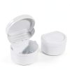 [2025 Upgrade] Pink Denture Soak, Retainer Cleaning Box, Leak Proof Denture Case, Mouth Guard, Night Guard and Retainer-5