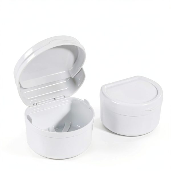 [2025 Upgrade] Pink Denture Soak, Retainer Cleaning Box, Leak Proof Denture Case, Mouth Guard, Night Guard and Retainer-5