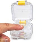 Dental Crown Pillow Box Impressive Smile Transparent 100pcs-0