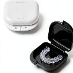 Retainer Case with Vent Holes Portable Dental Storage Container 2pcs-0