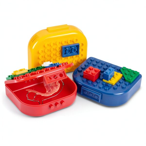 Practicon 7042617 Building Box Retainer Cases, 5/8", Assorted (Pack of 12)-0