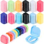 Dental Retainer Case Homaisson 120pcs Organizer with Flip‑Top Closure-0