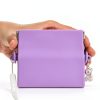 Portable Silicone Retainer Case Pink Hygienic Travel Box for Dentures-1